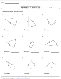 Perimeter of a Triangle | Integers - Type 1