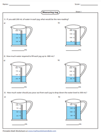Capacity | How much water do you add or pour out?