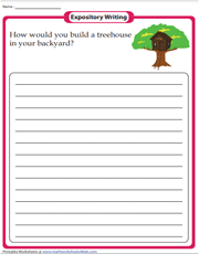 Treehouse | Expository Writing Prompt 2