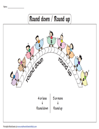 Round Up / Round Down Charts and Templates