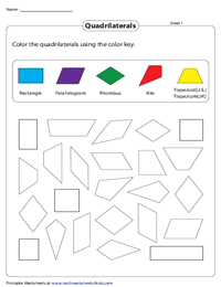 Coloring Quadrilaterals