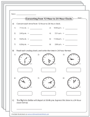 Convert between 12-Hour and 24-Hour Clocks
