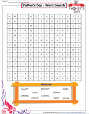 Father's Day | Word Search
