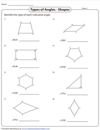 Classifying Angles | Angles in Shapes