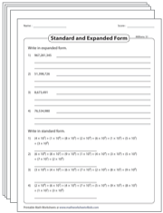 Standard and Expanded Exponential Form