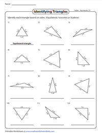 Classifying Triangles using Side Measures