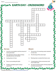 Earth Day | Crossword