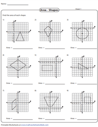 Area of Mixed Shapes using the Grid