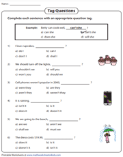 6th grade language arts worksheets