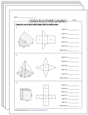 Surface Area Using Nets