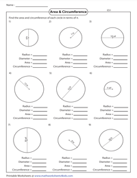 Area and Circumference | Combined Review