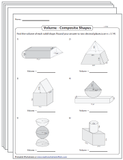 Volume of Composite Shapes