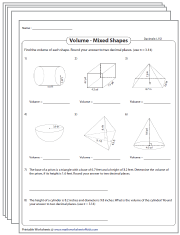 Volume of Mixed Shapes