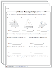 Volume of Rectangular Pyramids