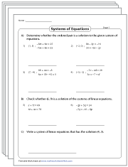 Systems of Equations with Two Variables