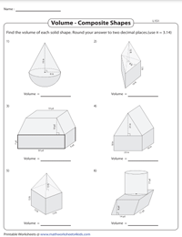 Volume of Composite Figures | Adding 2 Solid Shapes